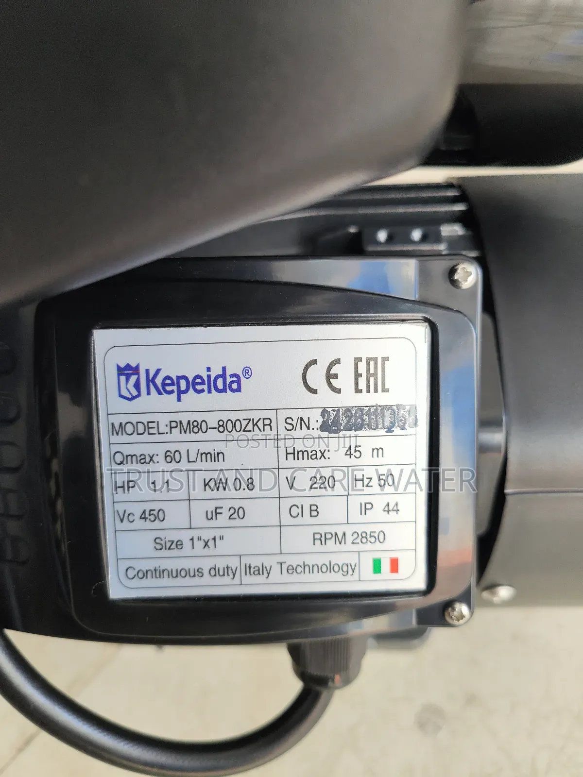 Kepeida Surface Pump 1hp With Controller