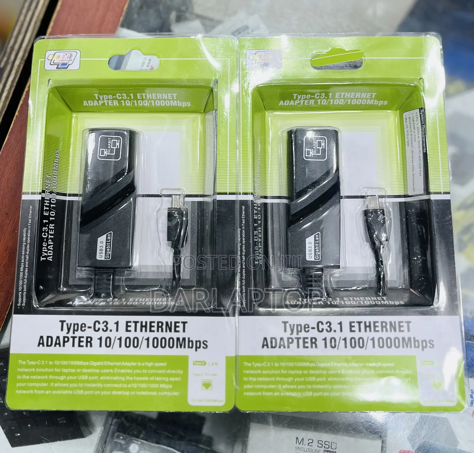 Type-C 3.1 to Ethernet Adapter