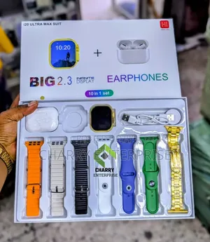 I20 Ultra Max Suit Smart Watch With Pods Mikanda 7 Message Sports Call