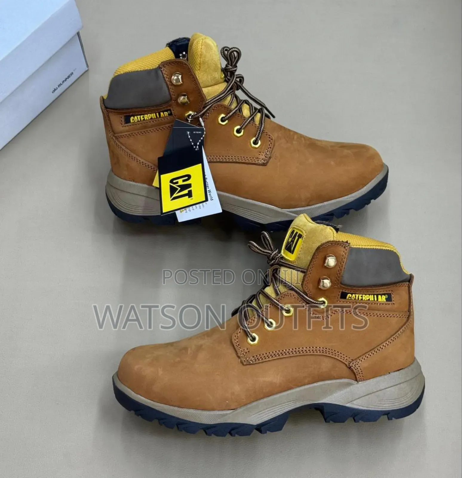 Men's Leather Shoes Caterpillar Brand New Materials Classic