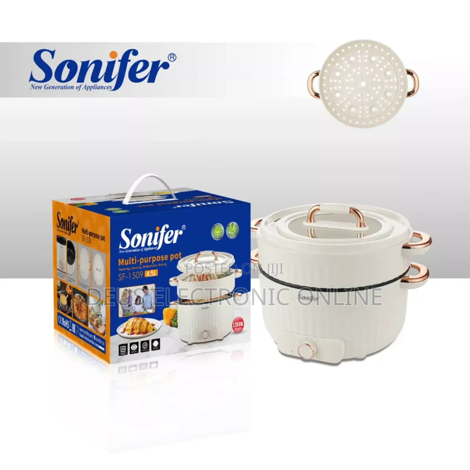 Multi Purpose Cooker Inapika Kila Aina Ya Vyakula L