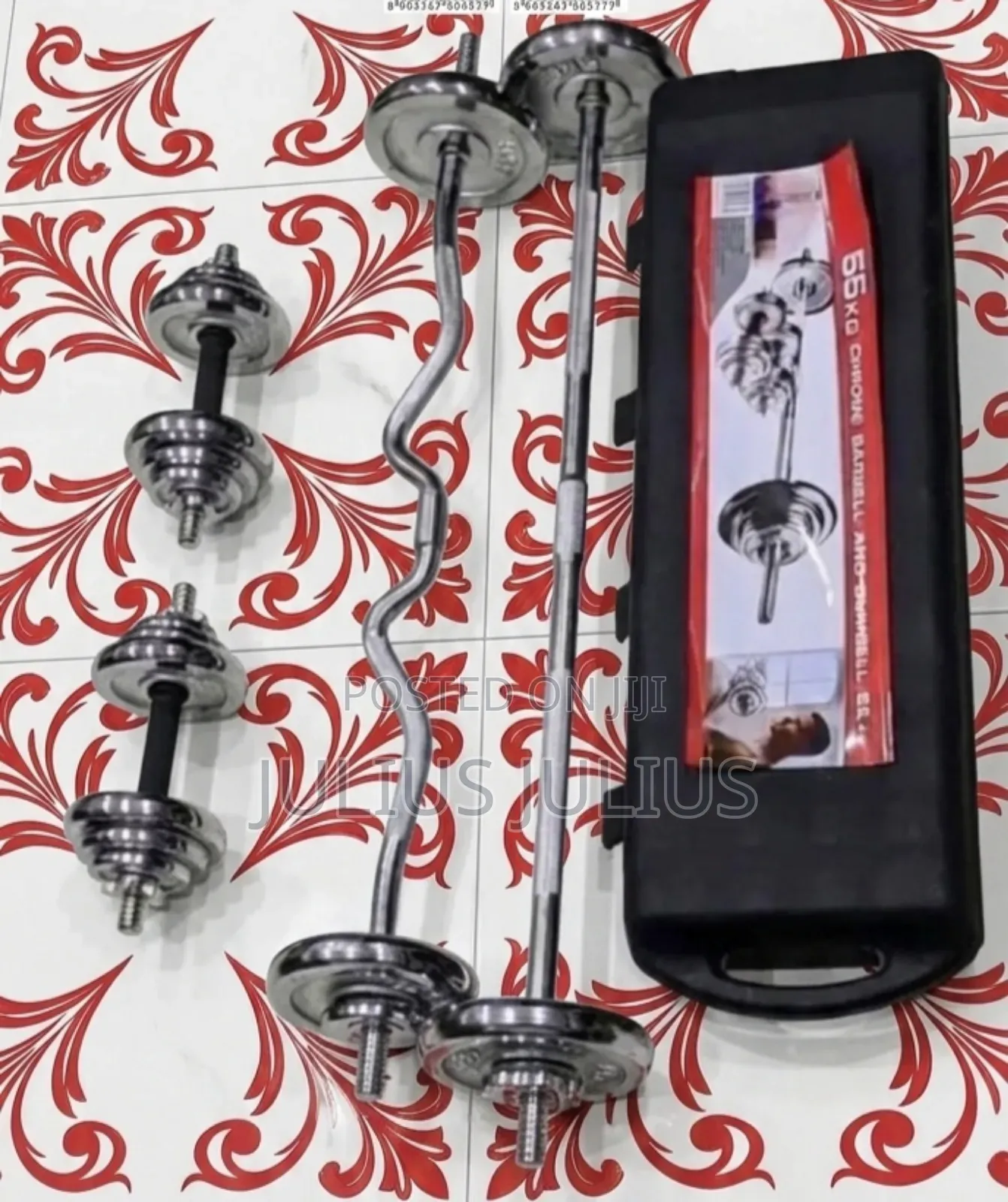Chrome Burbell Dumbell 55kg