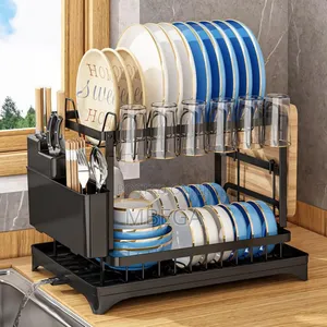 2-Tier Dish Drying Rack*
Color:Black