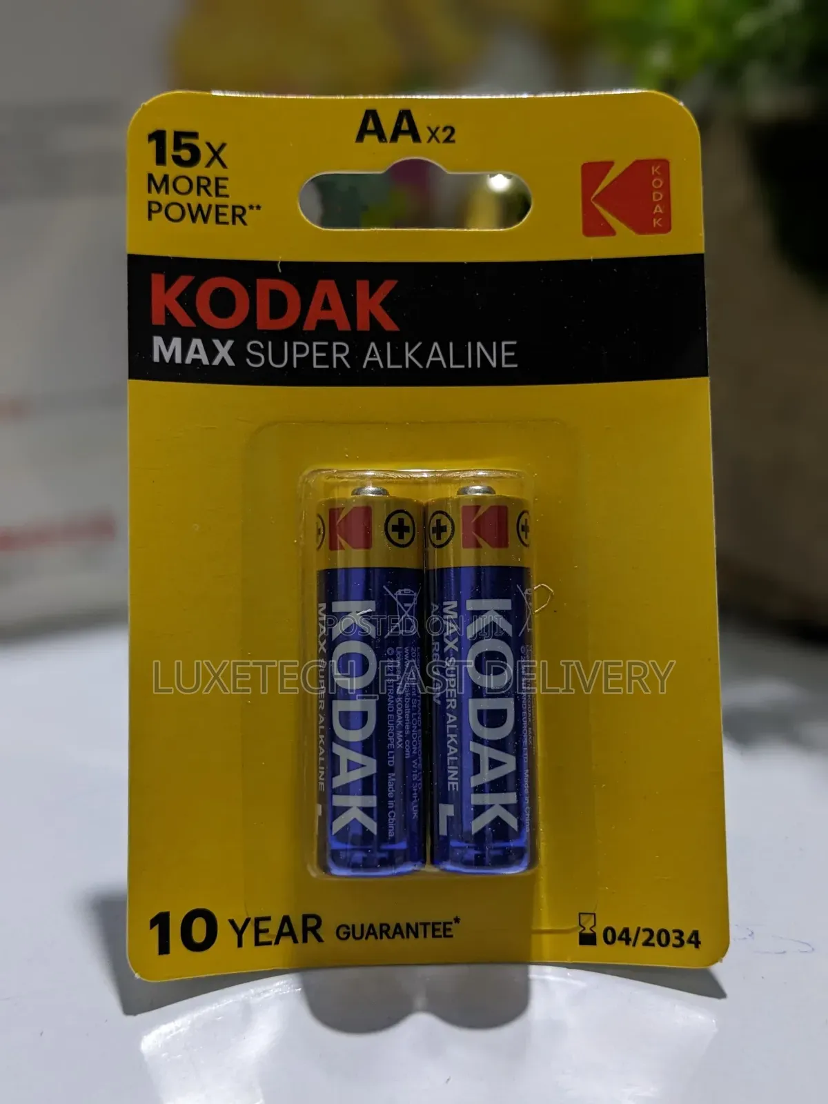 Kodak Max Super Alkaline Aa Batteries (Non-Rechargeable)