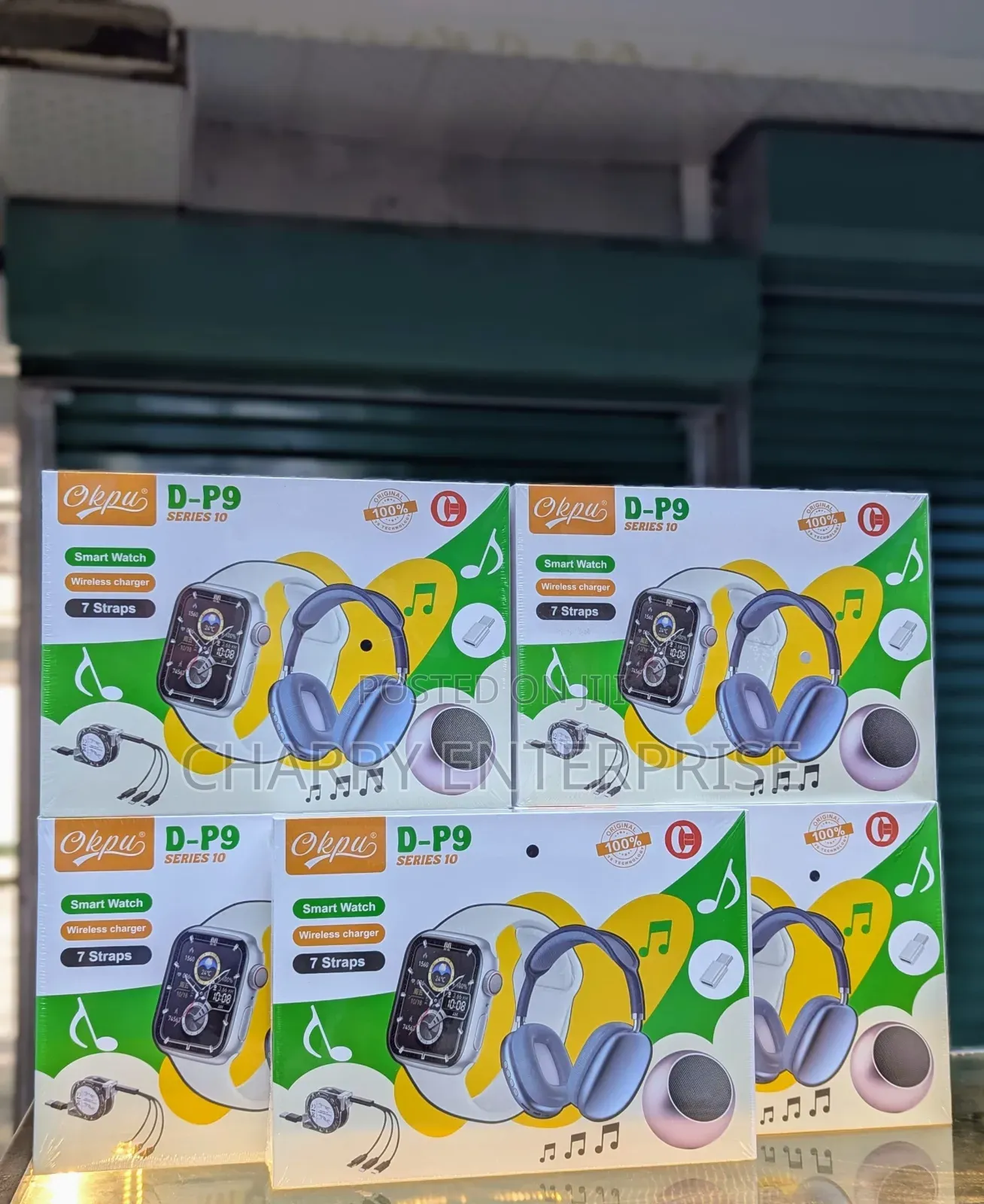 D-P9 Smart Watch With
Bluetooth Speaker, Headphones and Otg
Mikanda 7