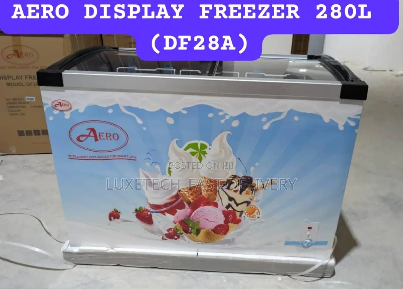 Aero Showcase Freezer 280-Litres
