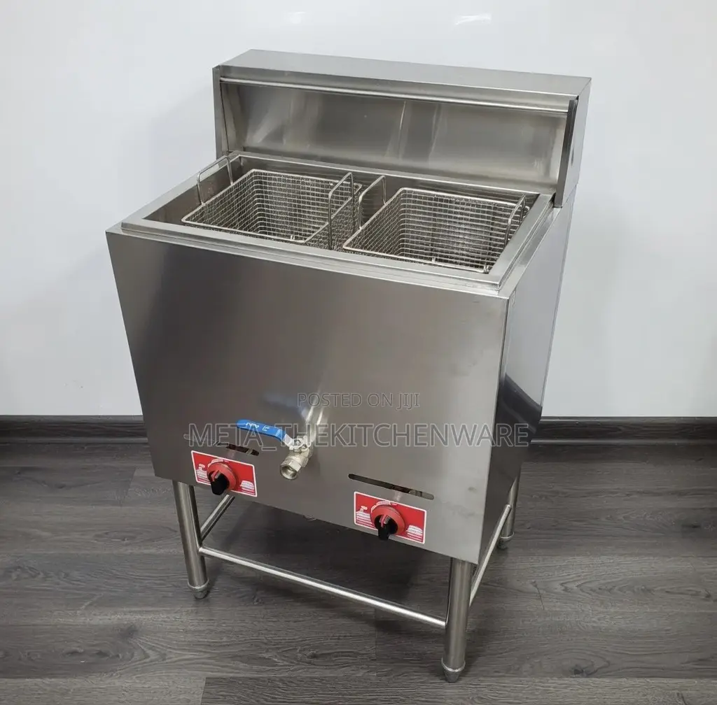 Commercial Gas Dual Deep Fryer 28l