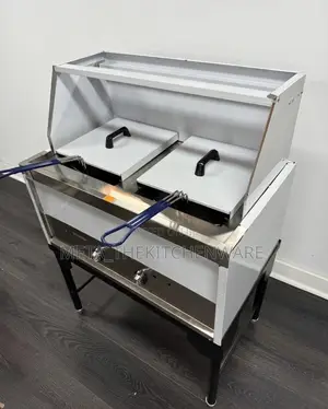 Commercial Gas Double Deep Fryer 42l
