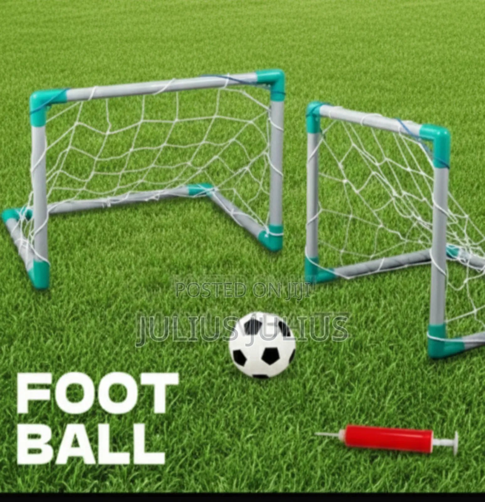 Portable Kids Football Goal Set