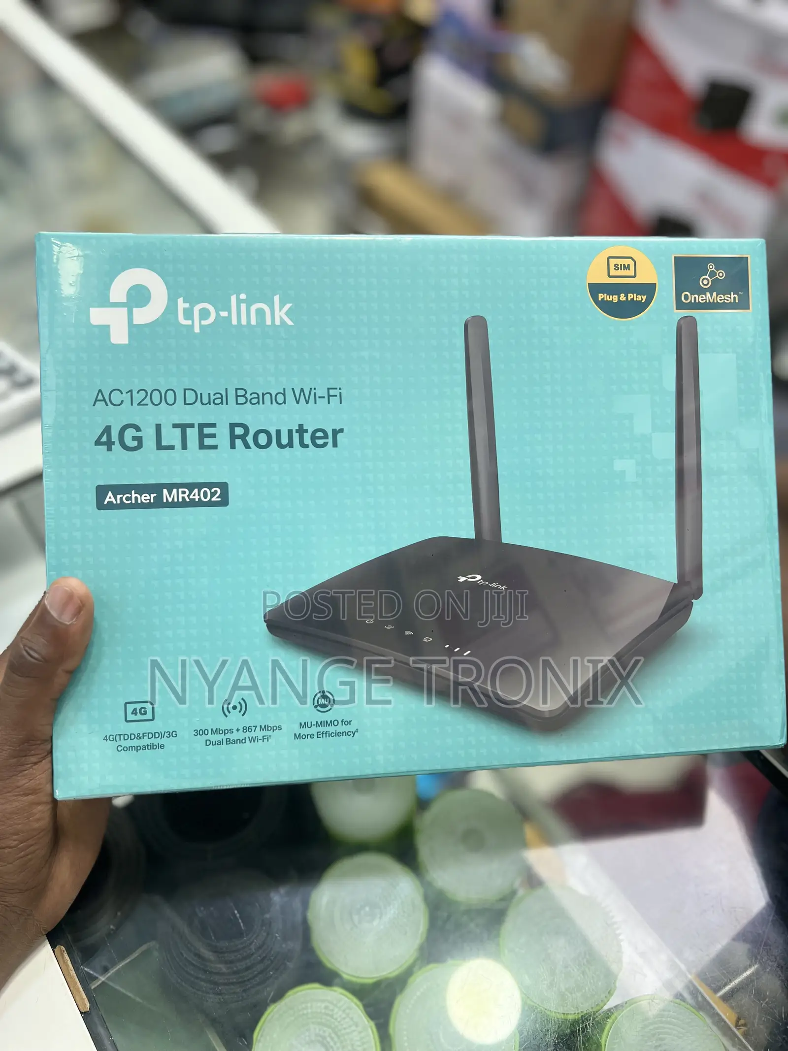 Tp-Link Ac1200 Dual Band Wi-Fi Router 4g (300mbps+867mbps)