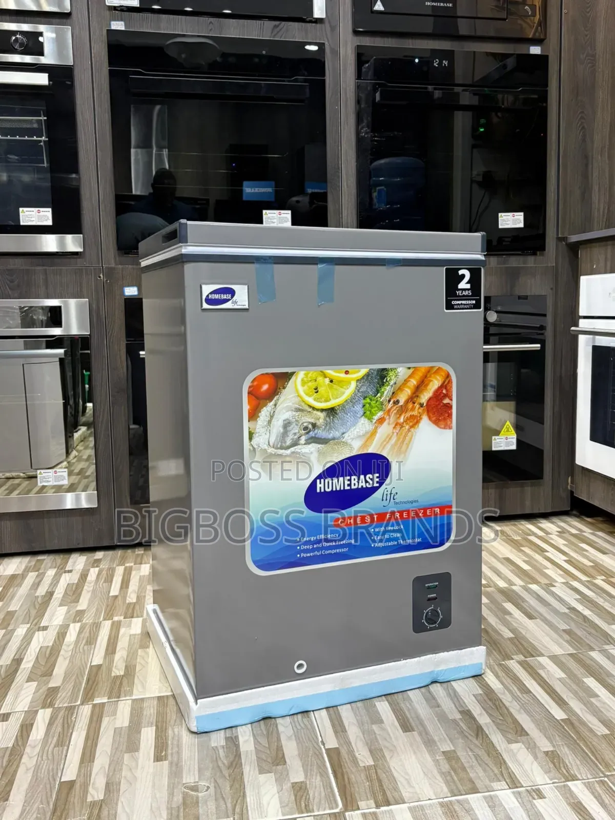 Homebase Chest Freezer 100 Liters [Hb-100c]