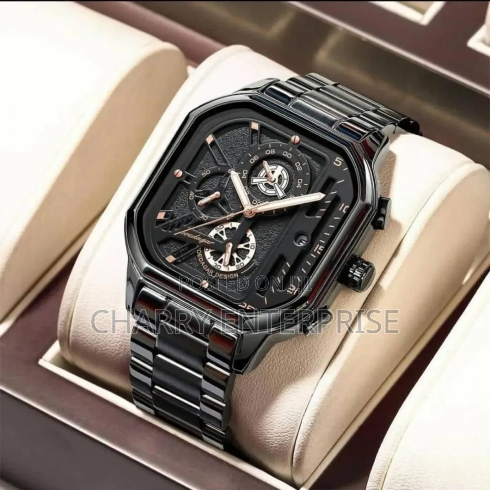 Classic Poedagar Full Box Watch
Water Resistant Inaonesha Tarehe, Siku