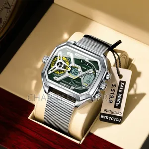 Luxury Poedagar Watch Full Box Water Resistant Shows Date and Days