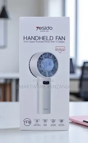 Yesido Yf18 Handheld Fan Ice Cooling 3600mah 100-Speed Control