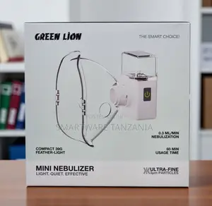 Green Lion Mini Nebulizer 39g Ultra-Fine 3um Particles 60 Min