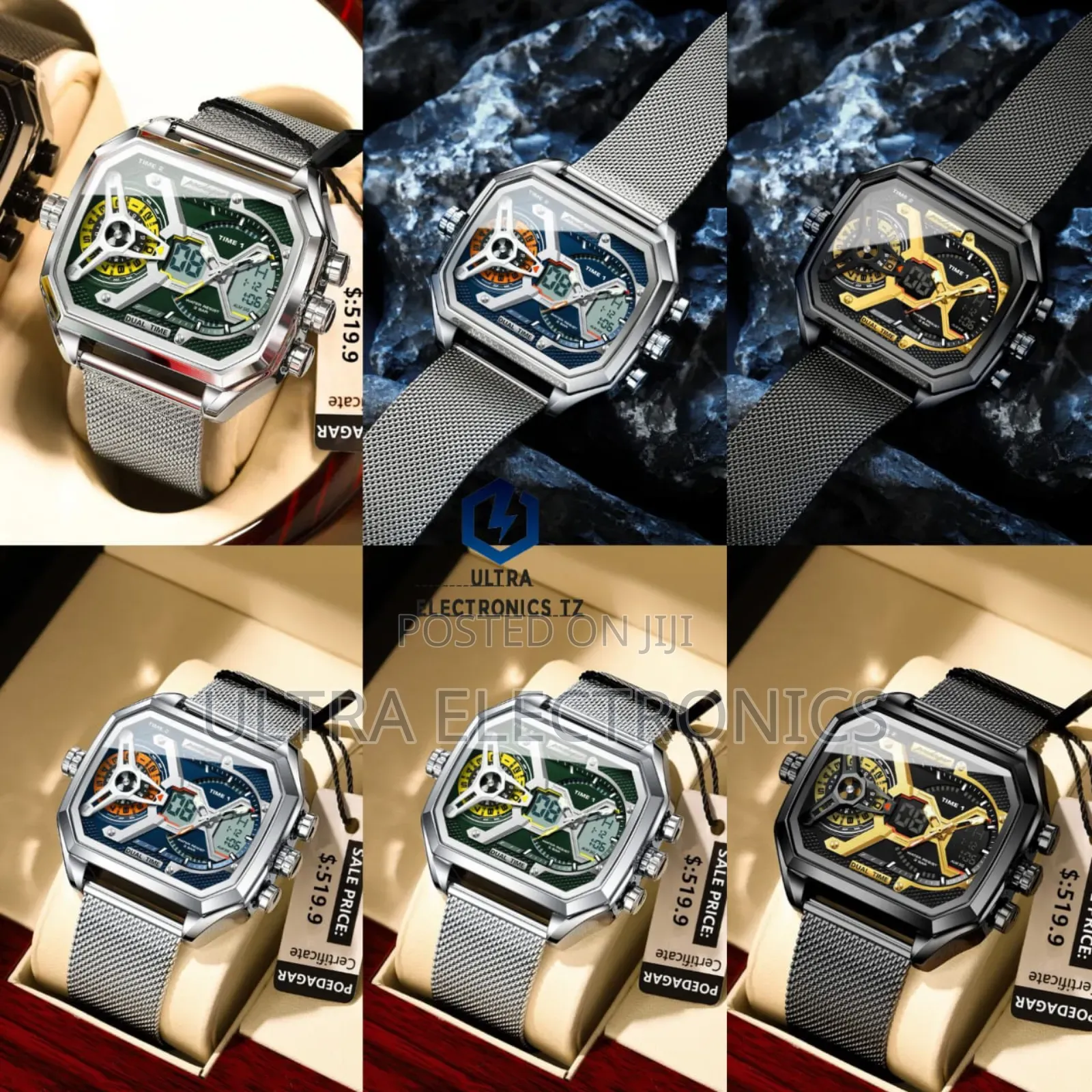 Best Design Poedagar Watch Shows Date Days Full Box
Water Resistant