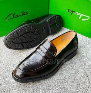 Men's Leather Shoes Clarks Brand New Footwears Materials Original