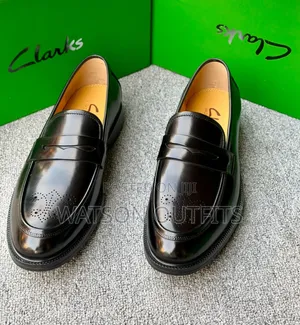 Men's Leather Shoes Clarks Brand New Footwears Materials Original