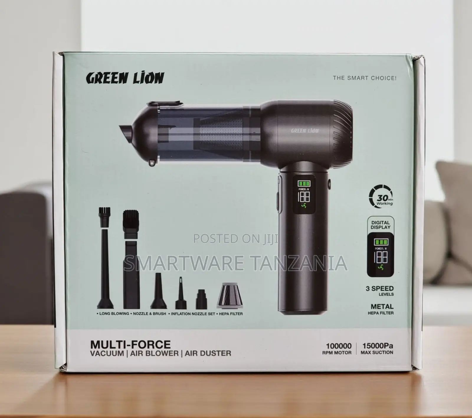 Green Lion Multi-Force 3-in-1 Vacuum Air Blower Duster 15000pa