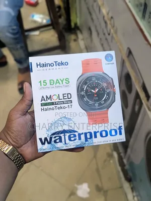 Hainoteko 17 Smart Watch Mikanda 3 Amoled Display Water Proof Compass