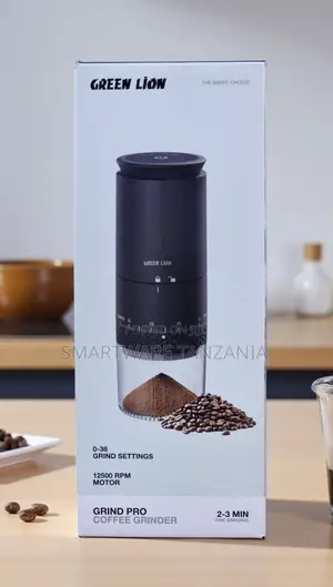 Green Lion Grind Pro Coffee Grinder 12500 RPM 38 Grind Settings