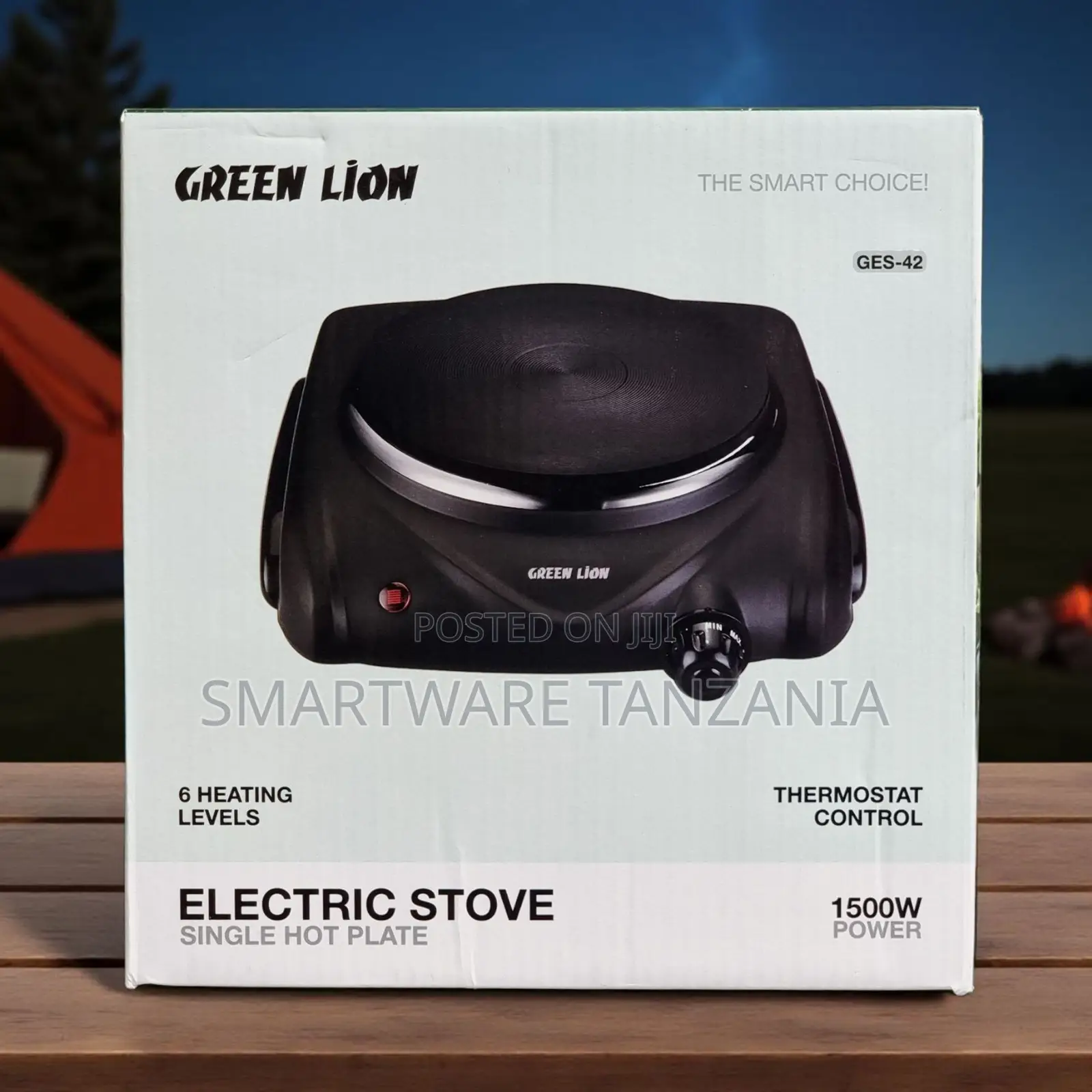 Green Lion Ges-42 Electric Stove Single Hot Plate 1500w 6 Levels