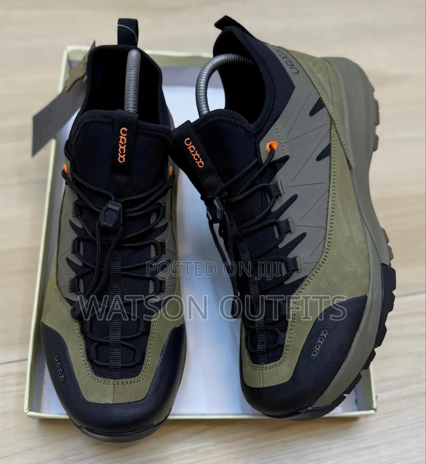 Ecco Brand Men's Leather Sneakers or Shoes Materials Quality Original