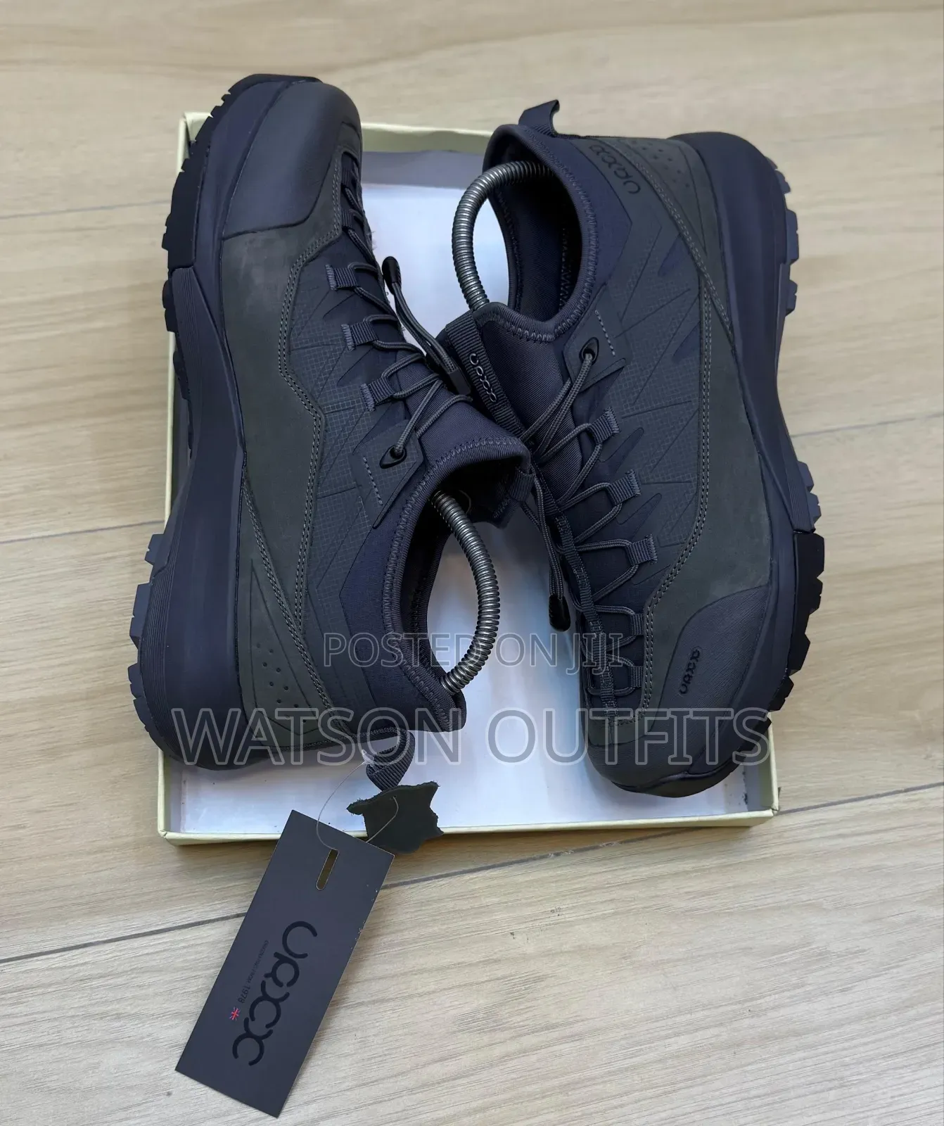 Ecco Brand Men's Leather Sneakers or Shoes Materials Quality Original