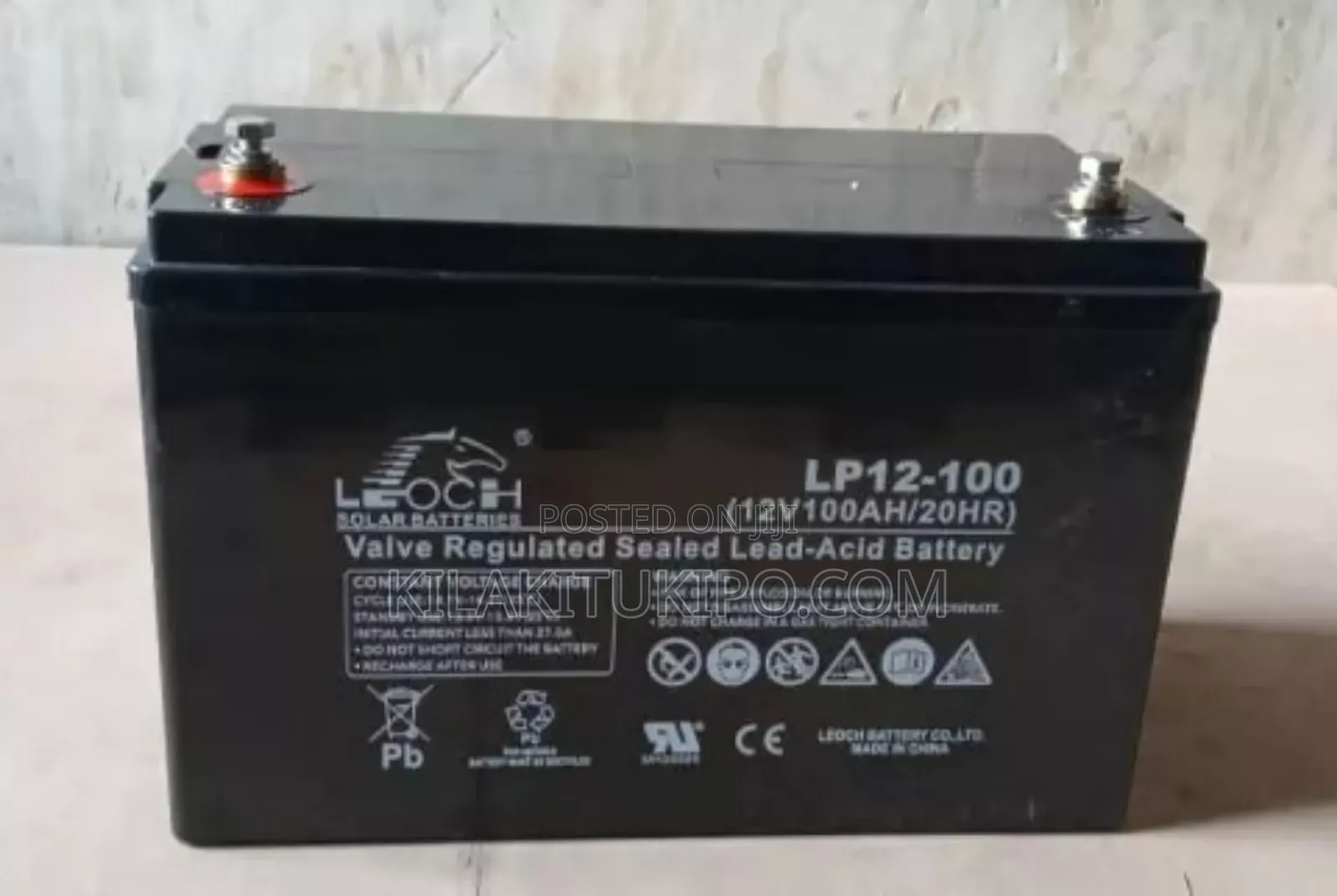 Leoch Solar Battery 12v100ah/20hr