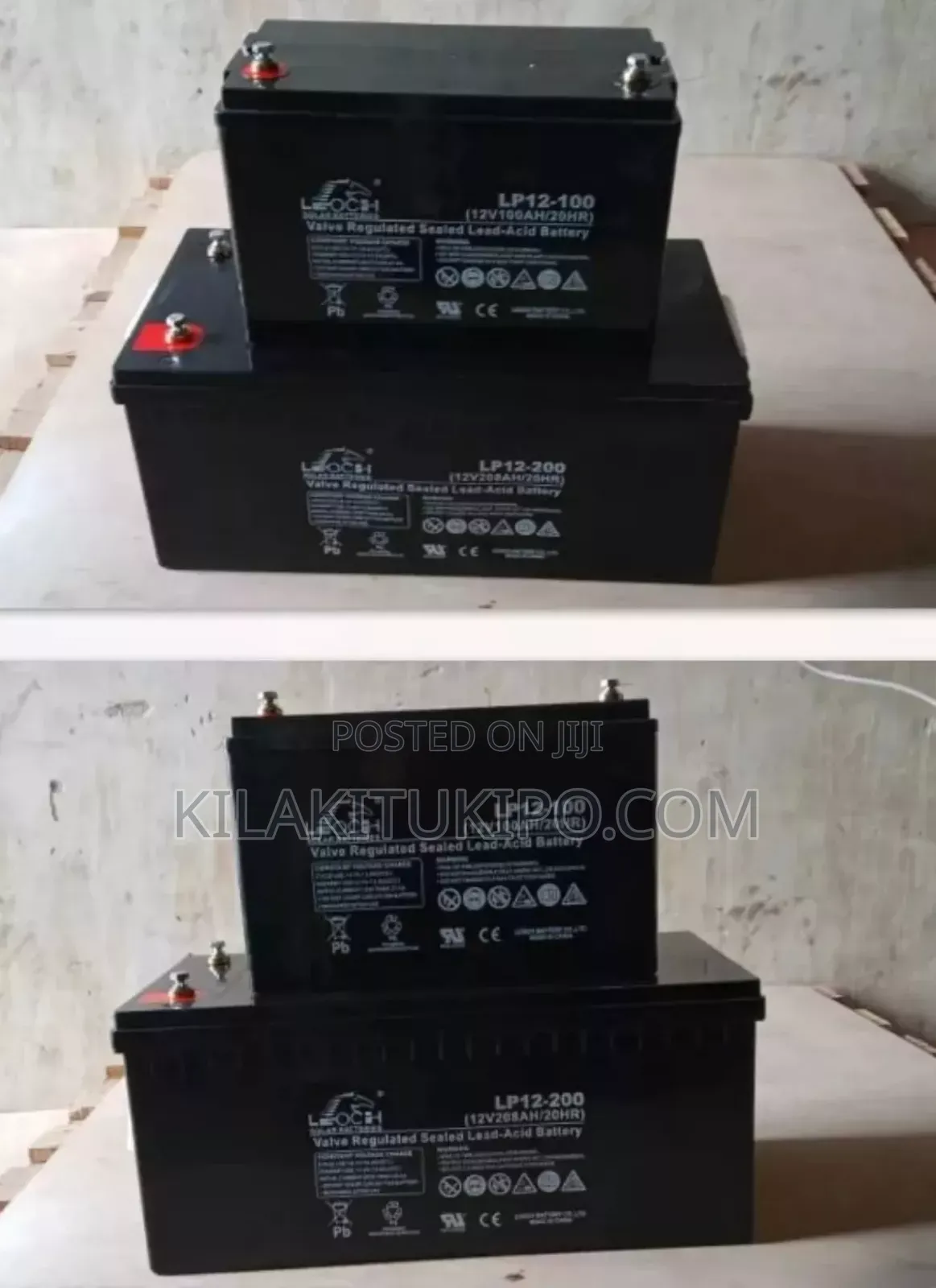 Lp12-200 Leoch Solar Battery 12v200ah/20hr