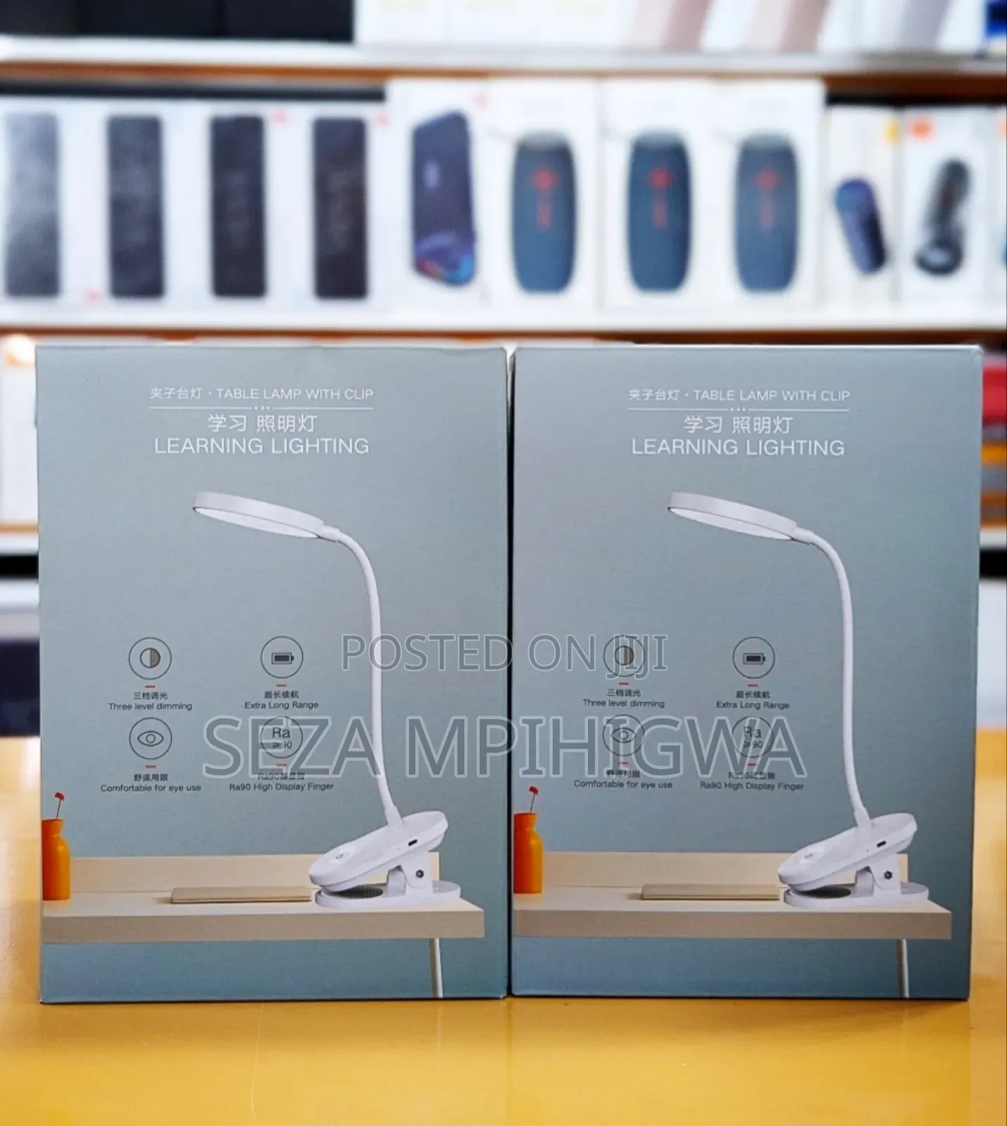 Table Lamp With Clip