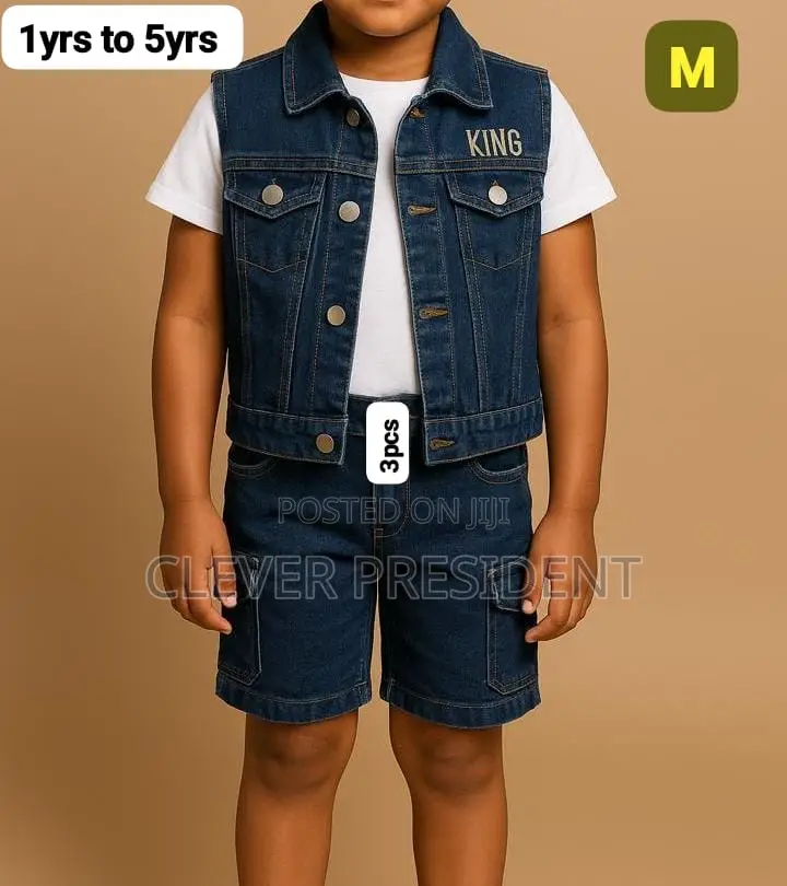 3pics Za Kitoto Vest T-Shirt and Short