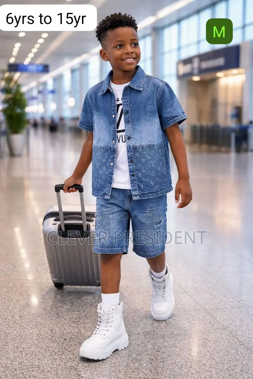 3pics Za Kitoto Vest T-Shirt and Short