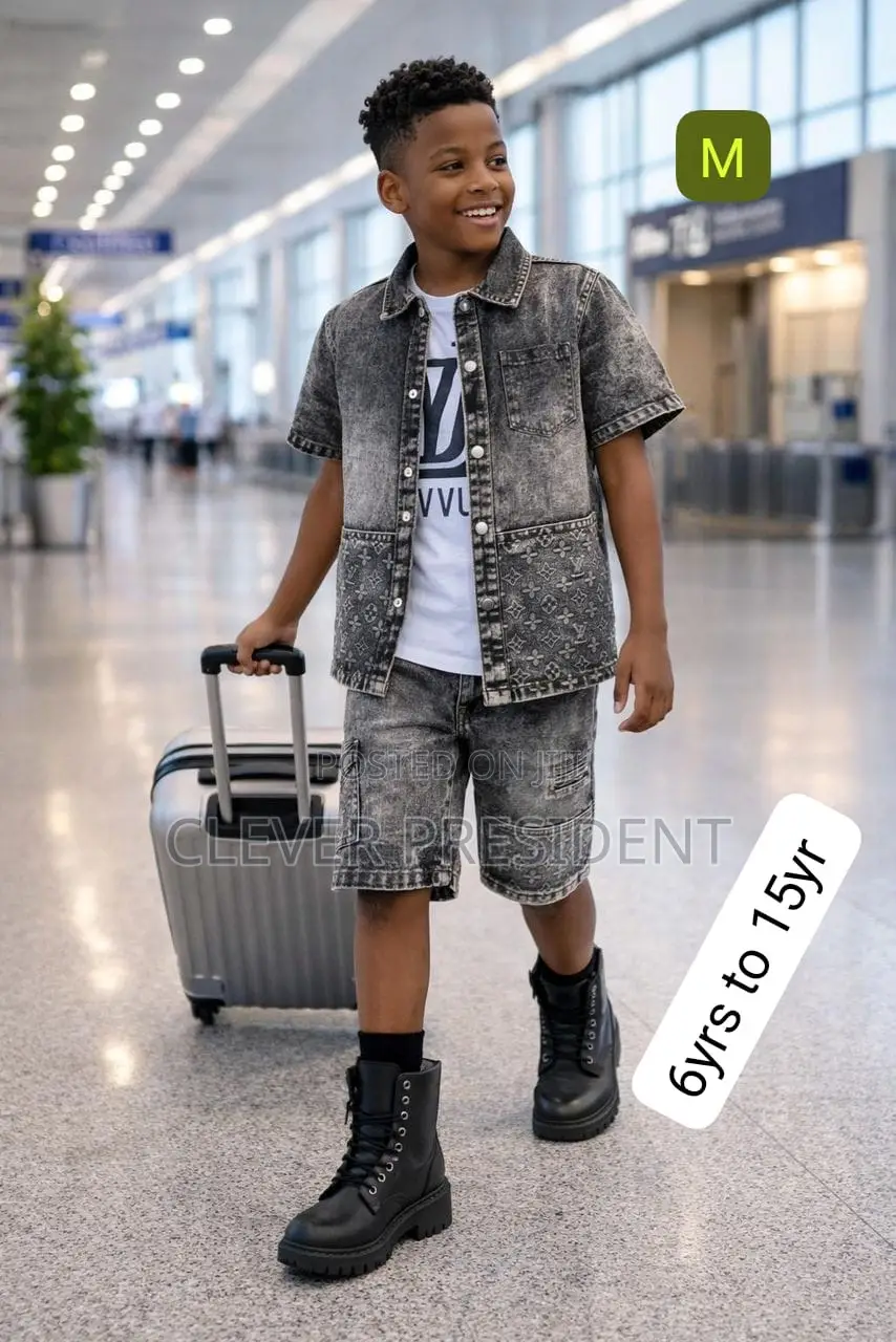3pics Za Kitoto Vest T-Shirt and Short