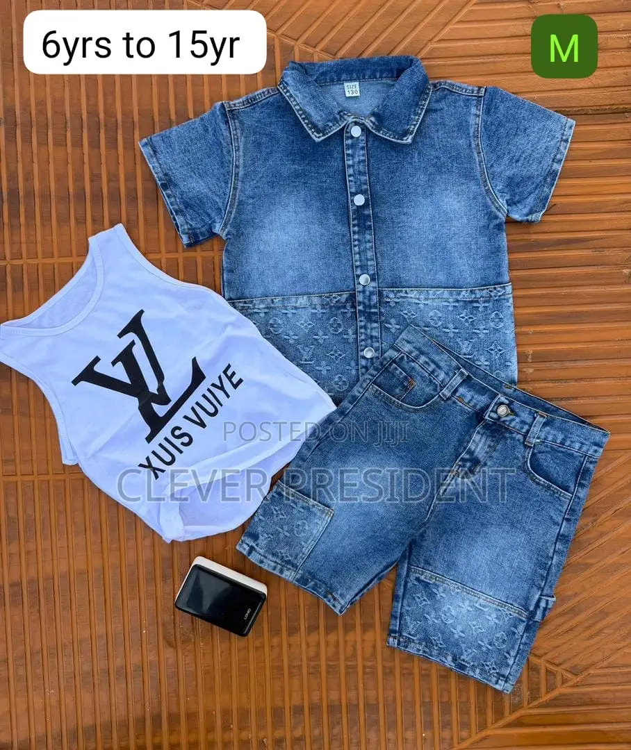 3pics Za Kitoto Vest T-Shirt and Short