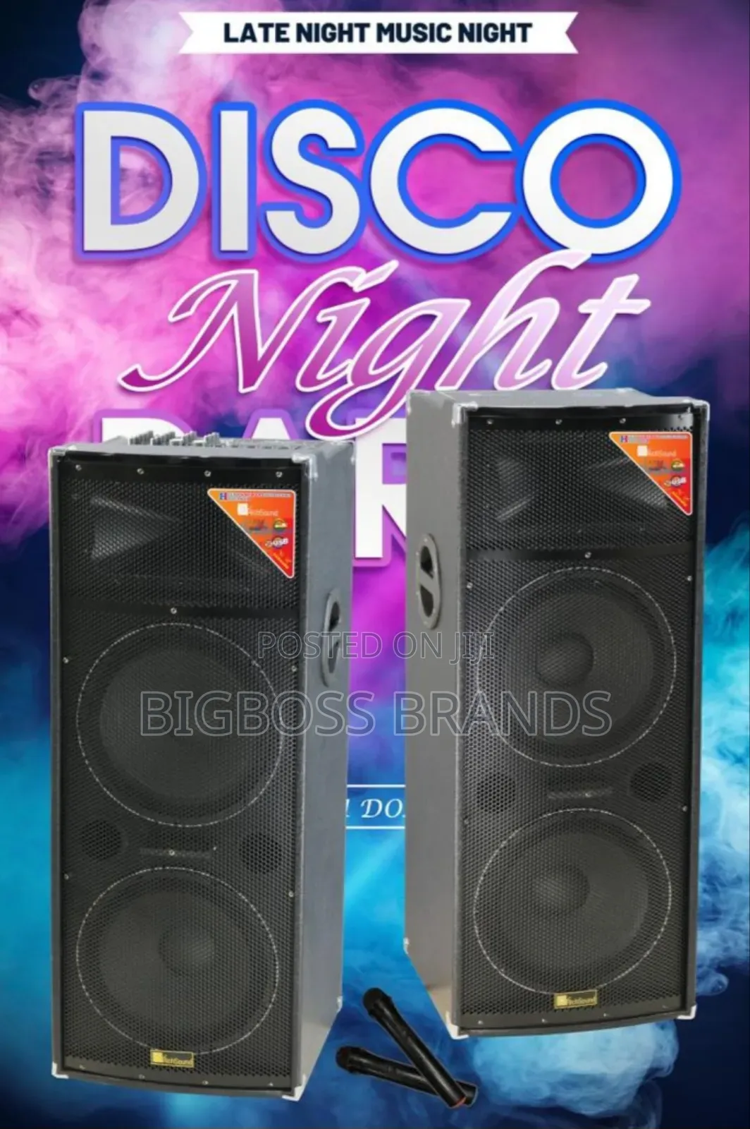 Richsound Speaker [Rs-109] Inch 15 2wireless Microphones