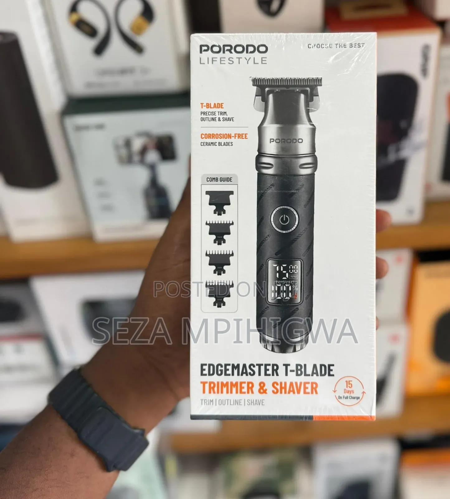 Porodo Edgemaster T-Blade Trimmer Shaver