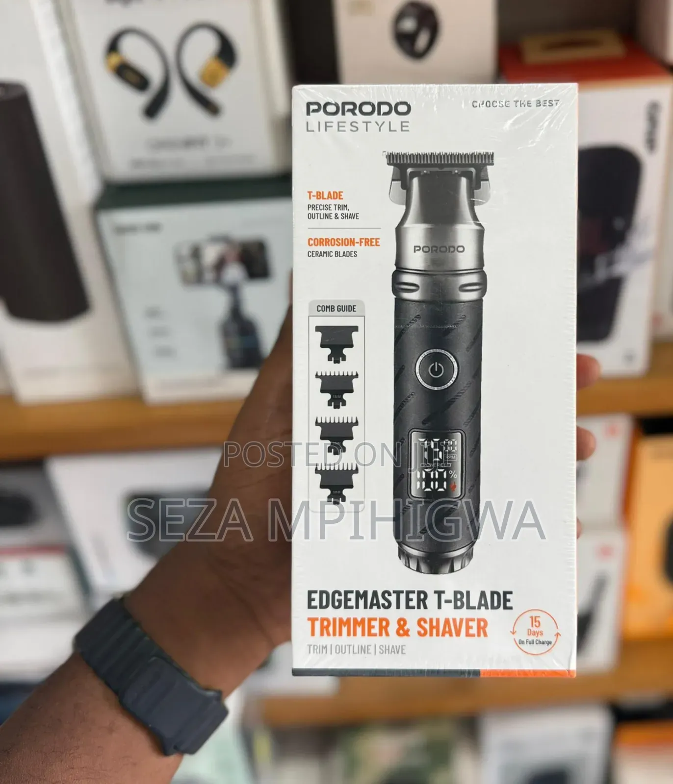 Porodo Edgemaster T-Blade Trimmer Shaver