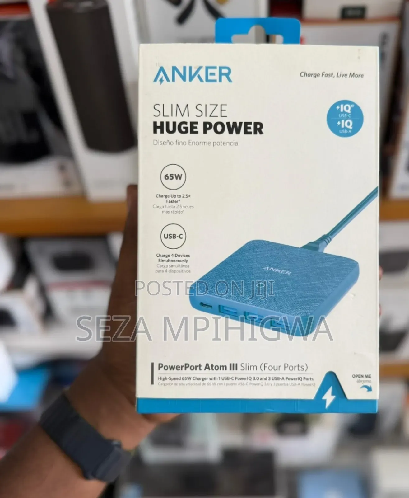 Anker Powerport Atom Iii Slim (Four Ports)