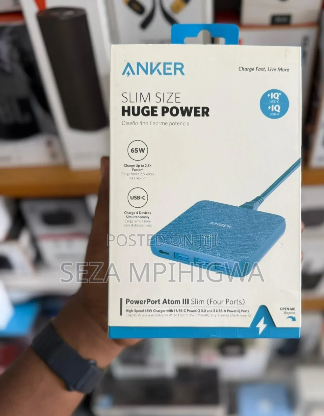 Anker Powerport Atom Iii Slim (Four Ports)