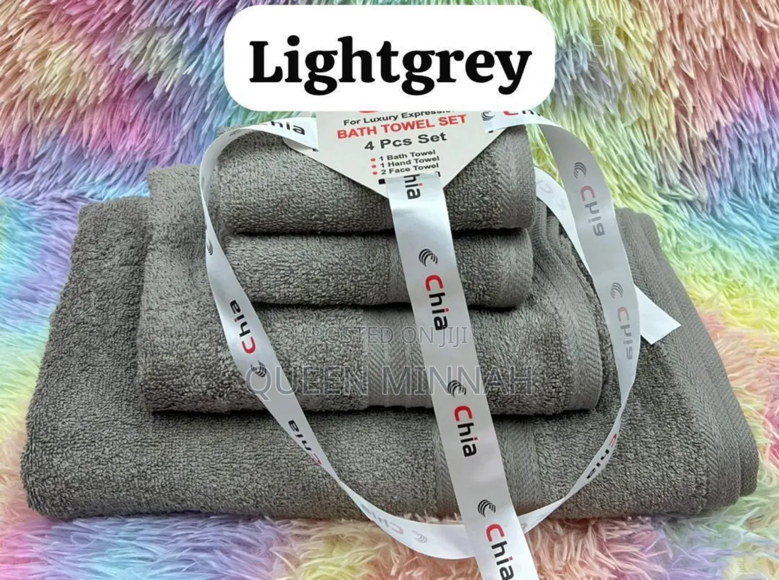4 in 1 Pure Cotton Towel Set