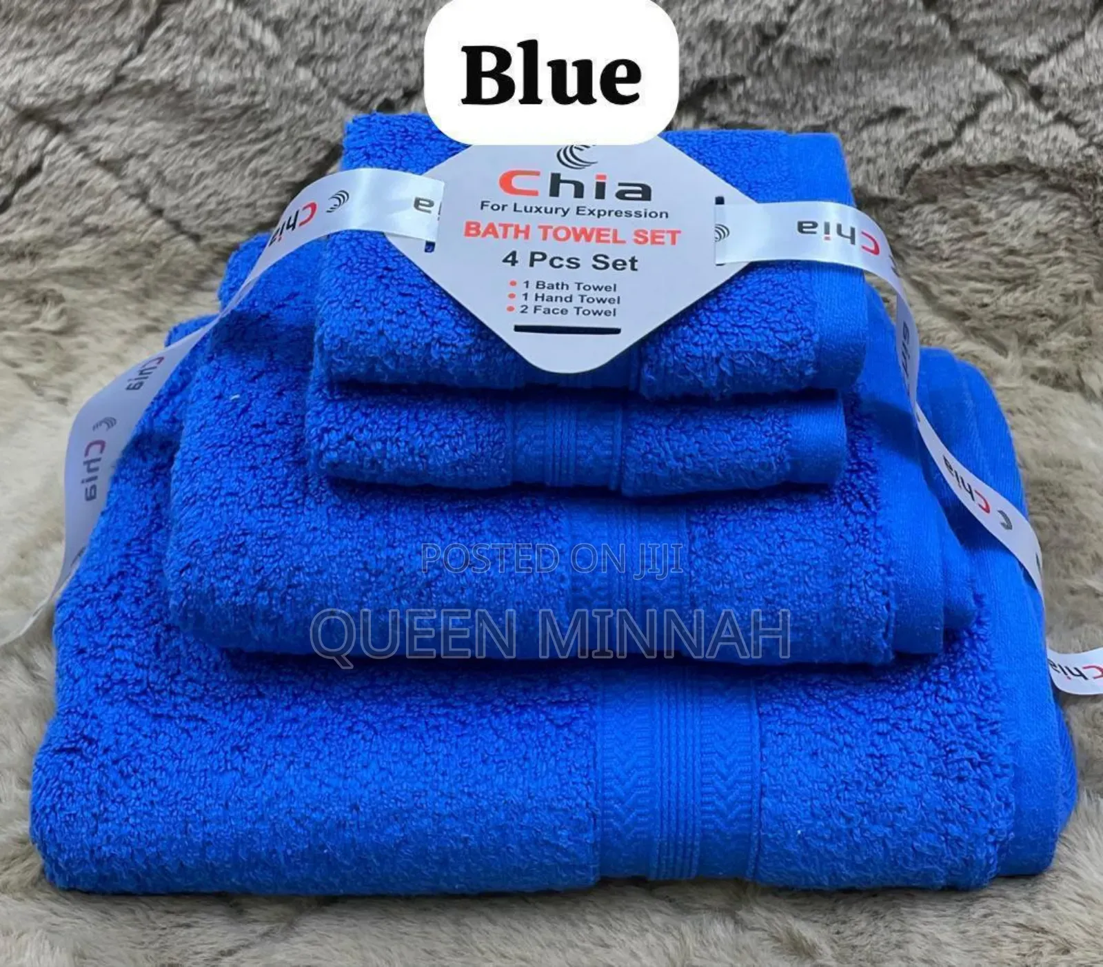 4 in 1 Pure Cotton Towel Set