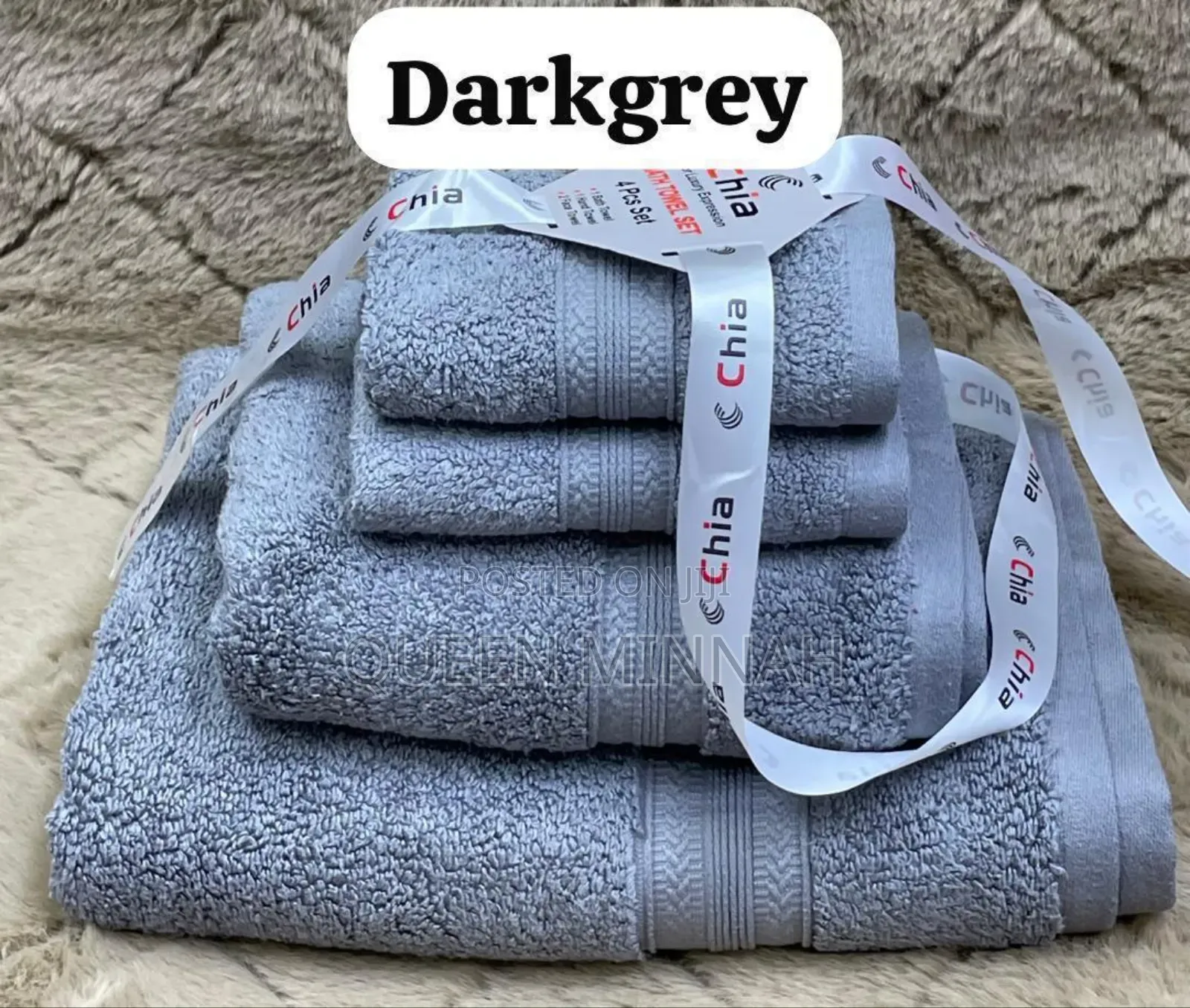4 in 1 Pure Cotton Towel Set