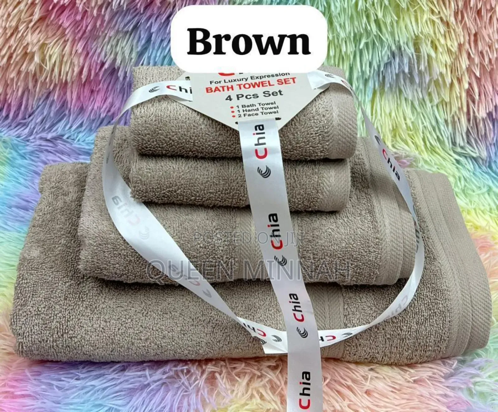 4 in 1 Pure Cotton Towel Set