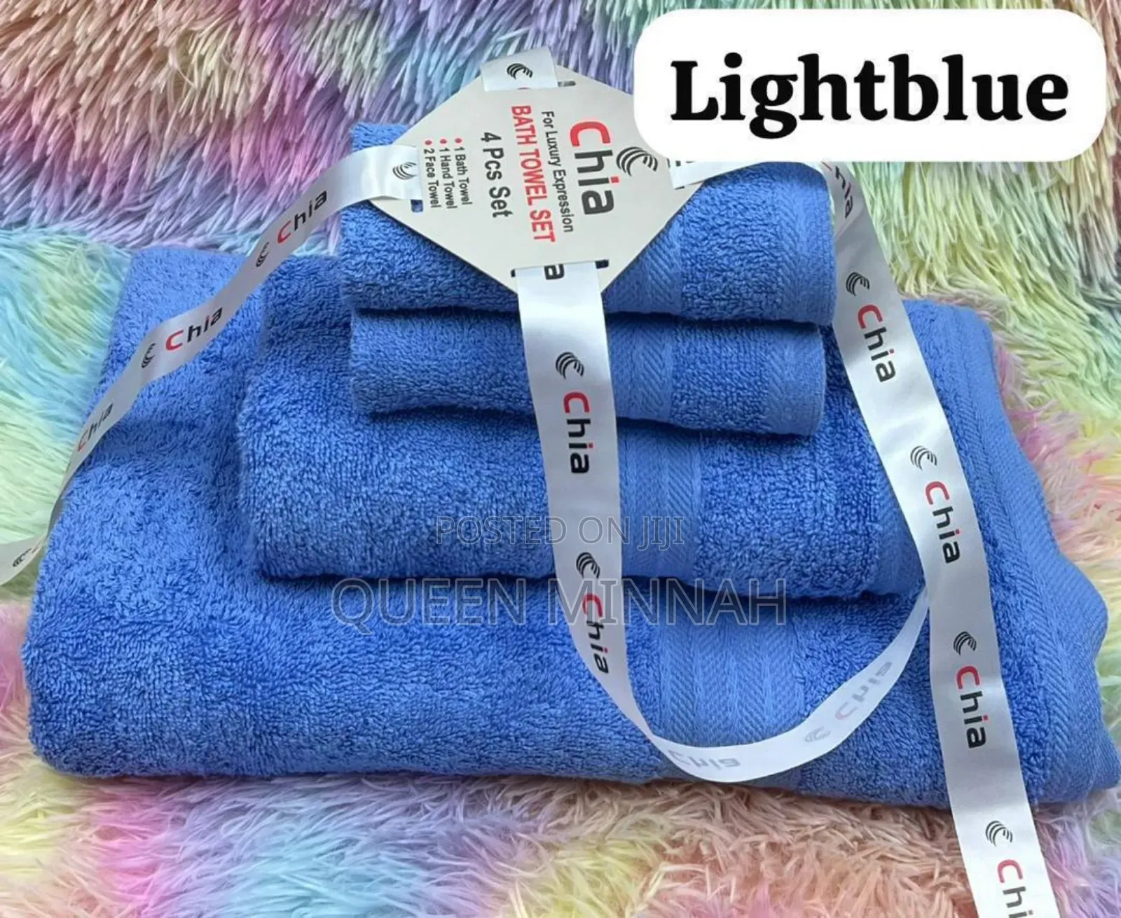 4 in 1 Pure Cotton Towel Set