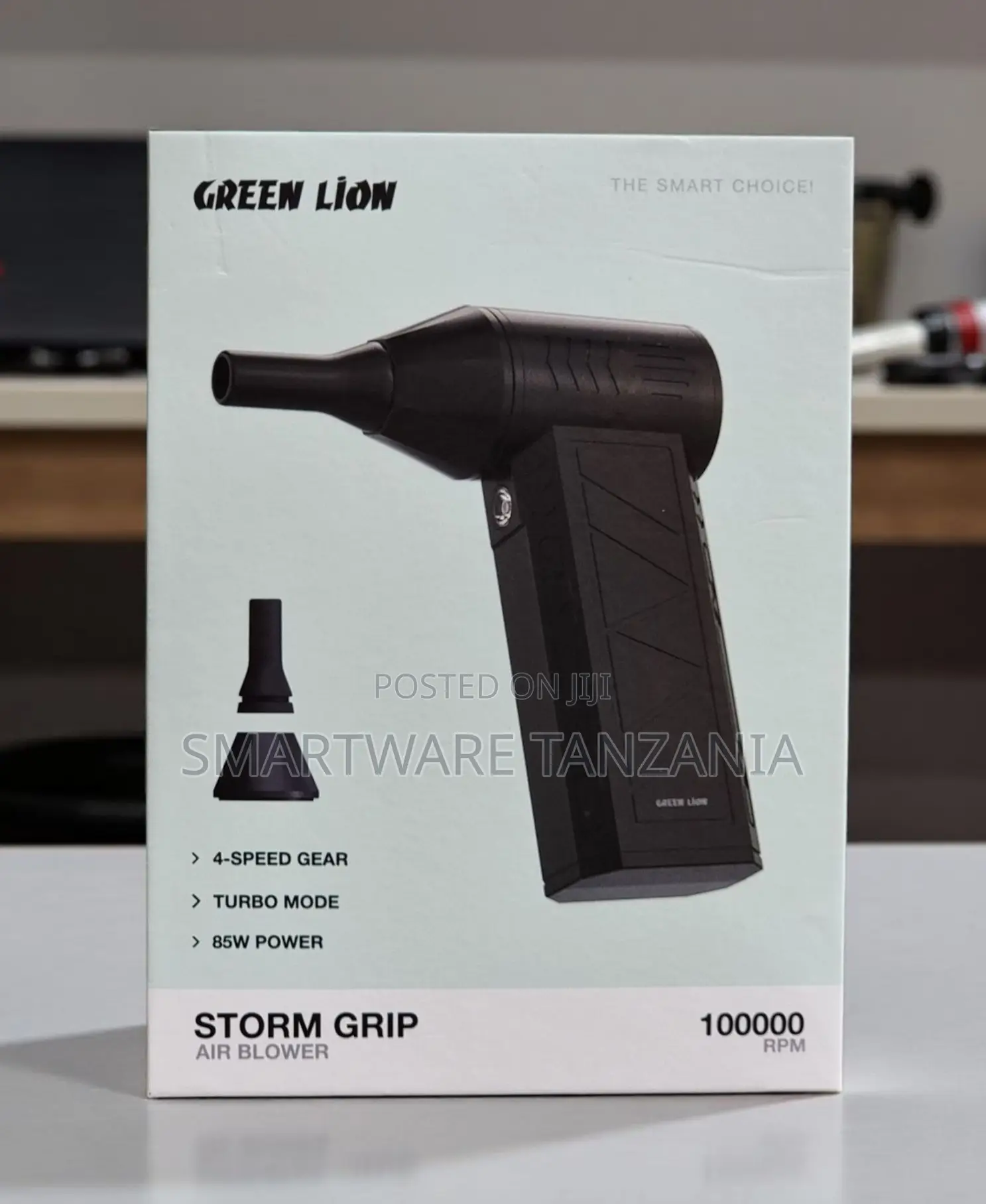 Green Lion Storm Grip Air Blower 100000 RPM 85w 4-Speed Turbo Mode