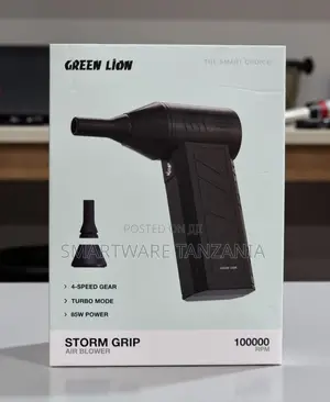 Green Lion Storm Grip Air Blower 100000 RPM 85w 4-Speed Turbo Mode