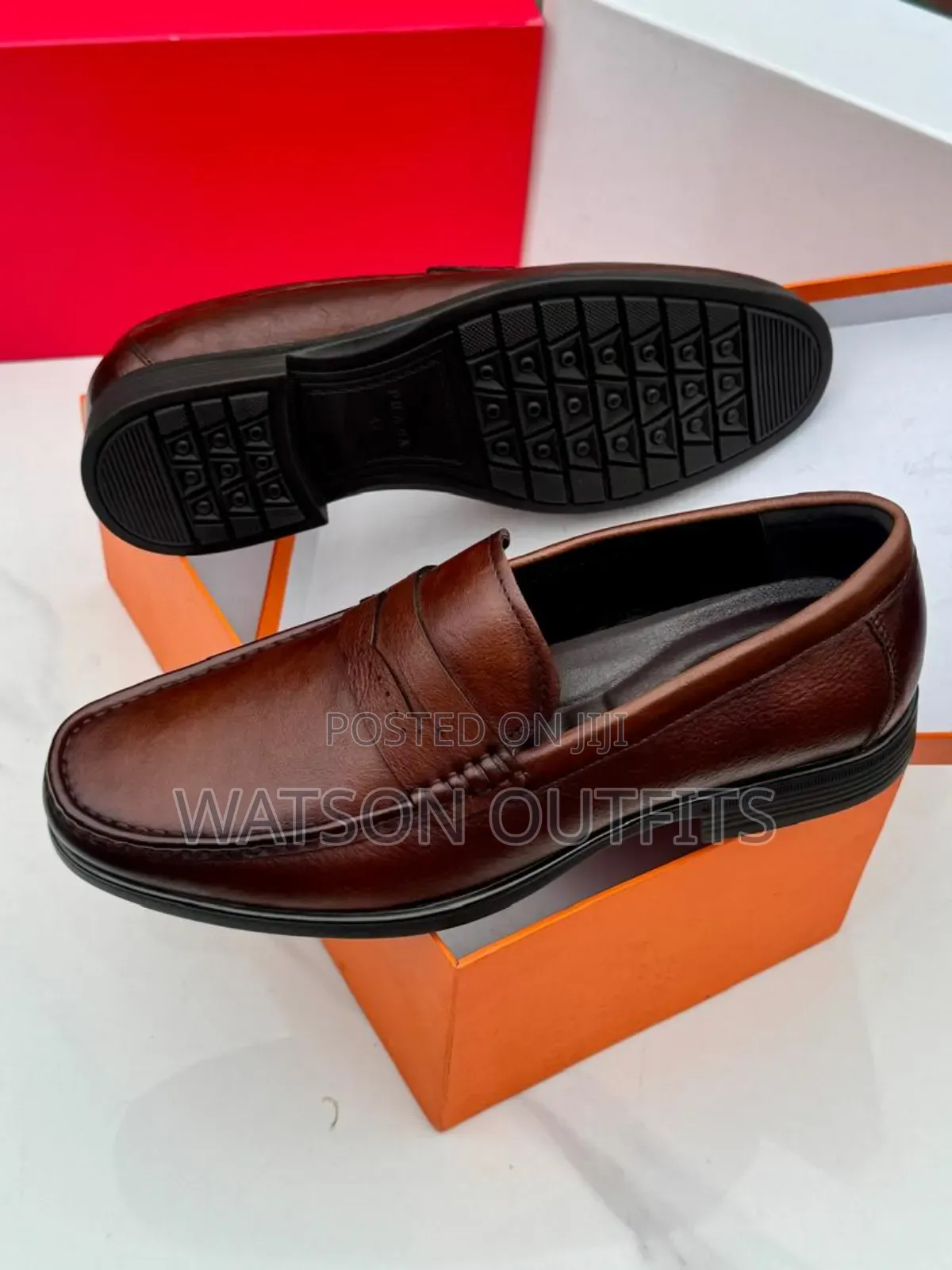Prada Brand Men's Leather Shoes Materials Classic and Quality