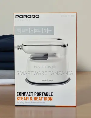 Porodo Compact Portable Steam and Heat Iron 120ml 30s Rapid Heat
