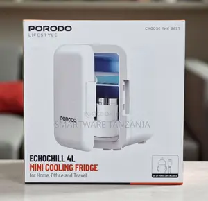 Porodo Echochill 4l Mini Cooling Fridge for Home Office and Travel